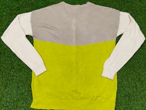 Stylish Color Block Cardigan