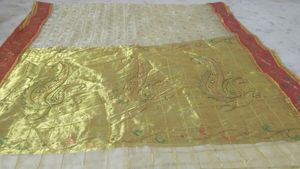 Organza Saree With Aari Tari Work