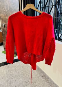Red Pullover Sweater