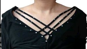 Criss Cross Black Top
