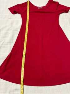Zara Trafaluc Red Mini Dress
