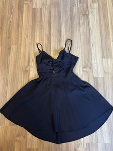Black Fit & Flare Mini Dress