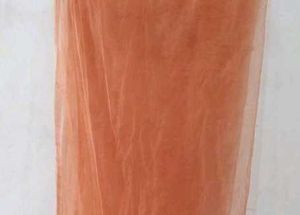 Elegant Peach Maxi Dress