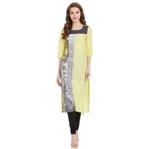 Aurelia Pastel Yellow Kurta