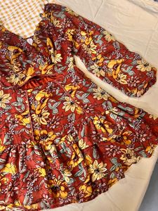 Floral Print Mini Dress