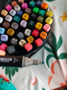 NEEWINS48 Colours Alcohol Brush Markers Double Tip