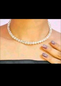 Sparkling Silver Necklace