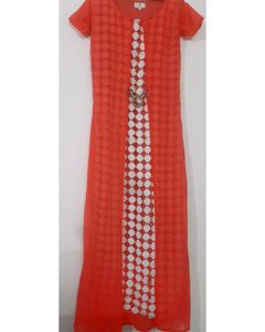 Pretty Coral Long Maxi Dress