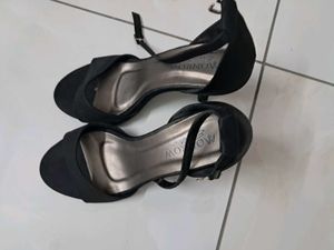 Black Heeled Sandals