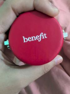 Benefit Red Cylinder Bag
