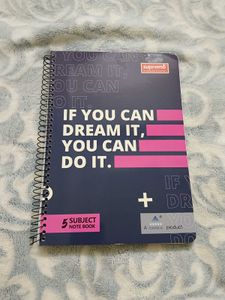 Supremo 5-Subject Spiral Notebook1