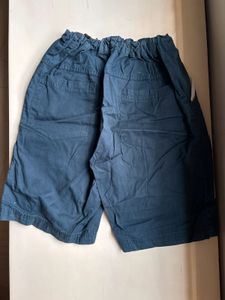 Blue Casual Shorts