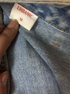 Acid Wash Straight Leg Jeans