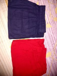 Blue And Red Trousers Combo