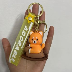 Riding Bear Keyring