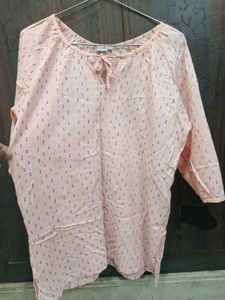 Pink Short Kurta