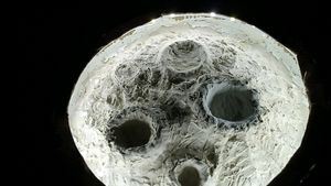 Moon Lamp With Withe Light