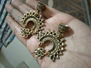Dark Golden Earrings