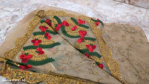 party wear heavy saree