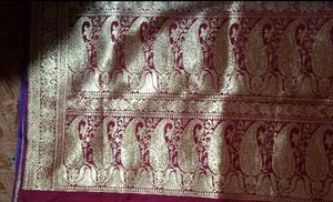 Elegant Blue Banarasi Saree