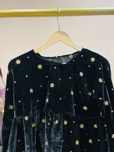 Velvet Floral Top