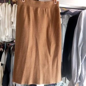 Brown Light Pencil Skirt