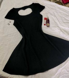 Black Elegant Mini Dress