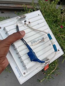 2pcs_18w Square LED Panel Lights_Refurbished🔧💡