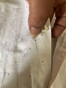 Stylish White Patterned Shirt