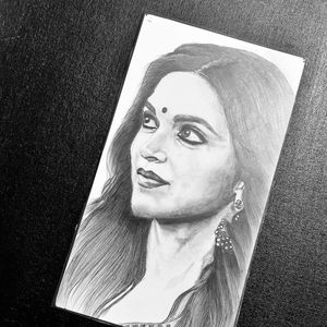 Handmade Portrait Kf Deepika Padukon