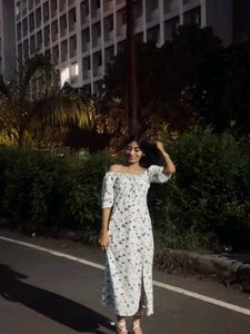 Floral Off-Shoulder Dress