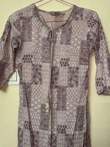 Floral Print Kurta