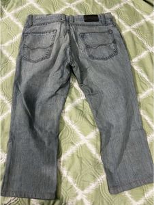 Blue Washed Ripped Denim