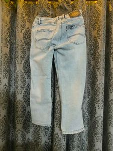 Sky Blue Baggy Jeans