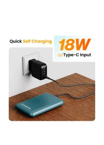 Ambrane Small Powerlit 10000mAh Power Bank (Black)