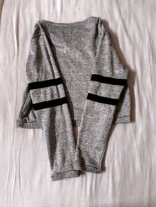 Spunk Believe Cropped Long Sleeve Crop Top