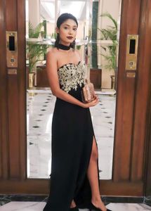 Elegant Black Maxi Gown