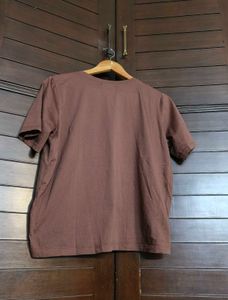 Women Brown Regular Fit Casual Top