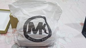 MK Sling Bag -  Beige - Brown colour