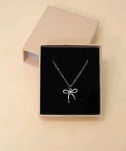 Bow Pendant Necklace