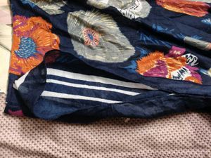 Woven Heart Floral Sheer Cover Up Kimono Top