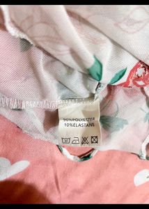 Newme Mesh Floral Lace Trim Cami Top