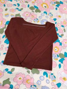 Mocha Charm Knit Top