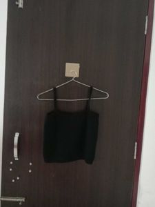 Black Knit Tank Top