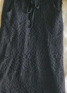 free shipping.....Elegant Black Lace Dress