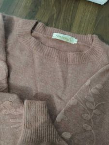 Floral Embroidered Sweater