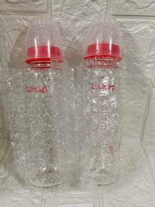 Luvlap Feeding Bottles 250ml Combo (Glass Bottle)