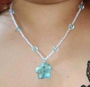 Blue Pendant Necklace