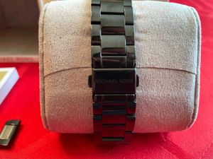 Michael Kors Watch Black Gold