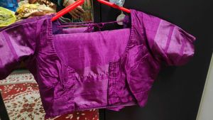 new Purple Saree Blouse